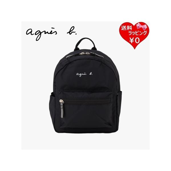 アニエスベー agnes b リュック キッズ ユニセックス ロゴ ミニリュックサック ブラック