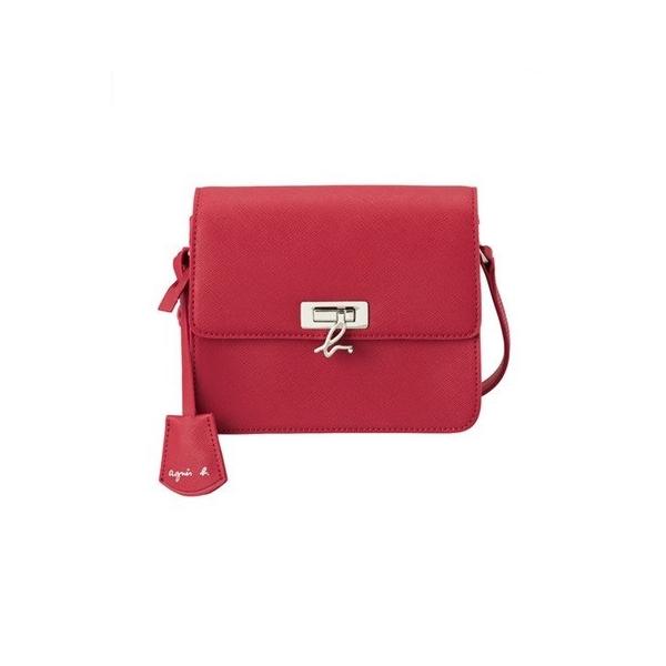 アニエスベー ショルダーバッグ レッド ラッピング無料 Agnes レッド B Voyage Voyage ラッピング無料 Hs31 04 Red Clover Leaf クローバーリーフ
