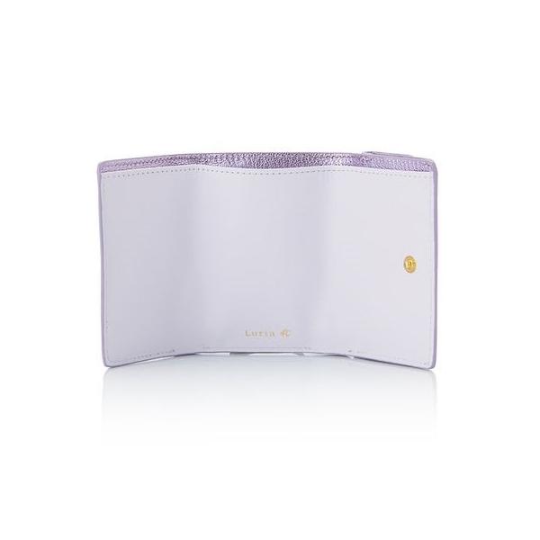 ヨンドシー財布折財布ミニ財布ネイビーluria 財布4 L4c1900 Clover Leaf Leaf 折財布クローバーリーフ