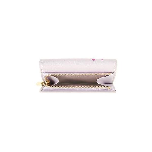 ミニ財布 イラスト 折財布 財布 ラベンダー ヨンドシー 折財布 4 財布 Clover Leaf Luria L4c Clover クローバーリーフ