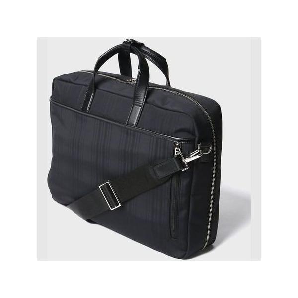 即納 大特価 の3way ブリーフケース チェックジャカード メンズ ブラック バッグ Paul Smith ビジネスバッグ Clover ブラック ビジネスバッグ ポールスミス Ps Clover Leaf クローバーリーフ