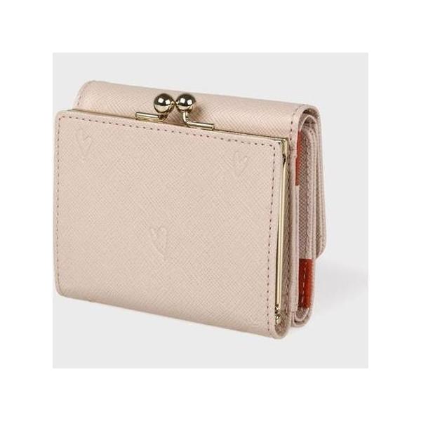 ポールスミス 財布 折財布 レディース スミシーハート 3つ折り財布 Clover 財布 ピンク Paul Smith 財布 Ps Clover Leaf クローバーリーフ