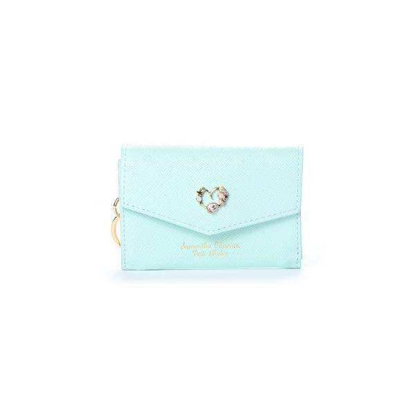 ミント 折財布 ミニ財布 ミニ財布 Samanthathavasapetitchoice サマンサタバサ ラッピング無料 リトルマーメイドシリーズ 財布 Sa17dw Clover ディズニーコレクション ミント Leaf クローバーリーフ セール値下げ