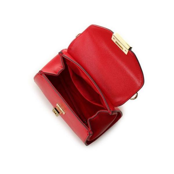 サマンサタバサ バッグ ハンドバッグ ハンドバッグ フラップ レッド Leaf Samantha フラップ Vega Sv Clover Leaf クローバーリーフ