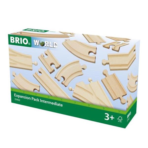 他サイト： ブリオ おもちゃ BRIO EXPANSION PACK INTERMEDIATE 33402 追加レールセット オモチャ 玩具の商品画像