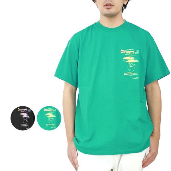 【毎月4日はCloverの日 緑は対象商品】カーハート ダブリューアイピー Tシャツ CARHARTT WIP work in progress S/S IMPORT T-SHIRT I030183 Black 半袖 *gn