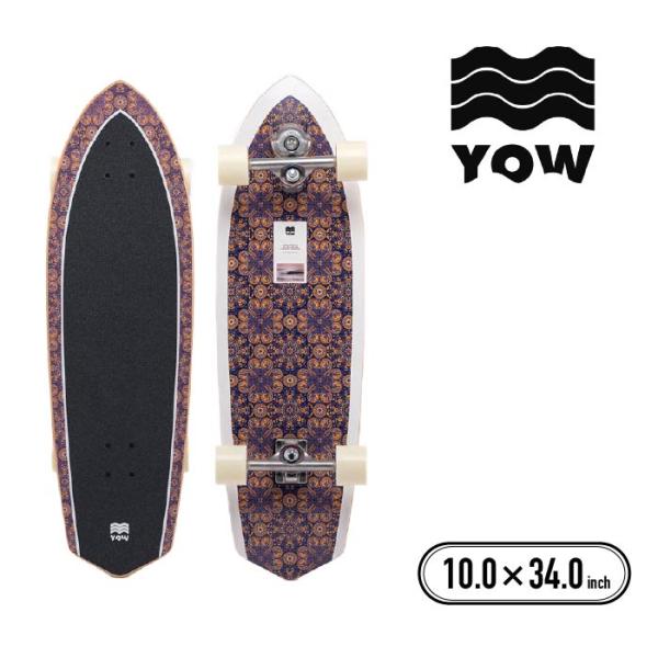 34インチ　YOW サーフスケート スケートボード スケボー サーフボード YOW ヤウ サーフスケート SURFSKATE Padang 34″ スケートボード