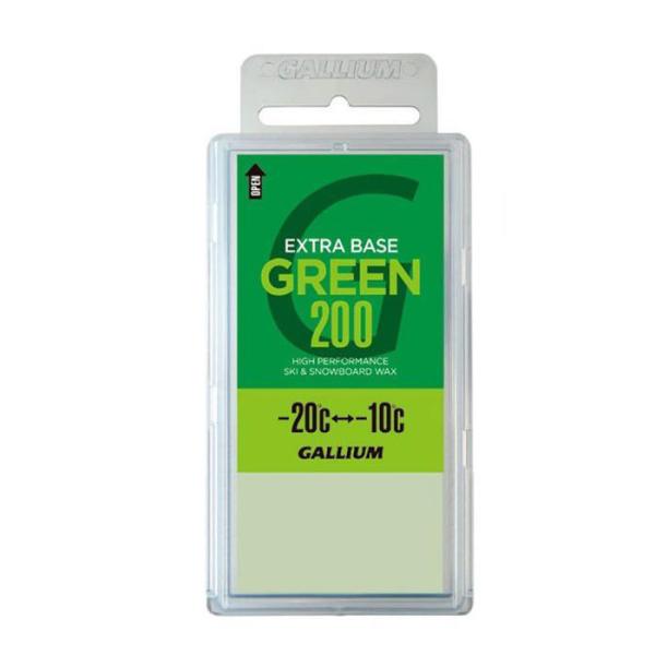 ガリウム ワックス GALLIUM EXTRA BASE GREEN 200g エキストラベース グリーン SW2077 チューニング スキー スノーボード パラフィンワックス メンテナンス