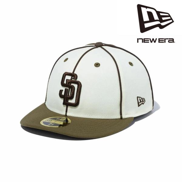 【SALE】MLBパドレスキャップ ホワイト/ターコイズ NEW ERA（ニューエラ） NEW ERA LP 59FIFTY MLB Piping サンディエゴ