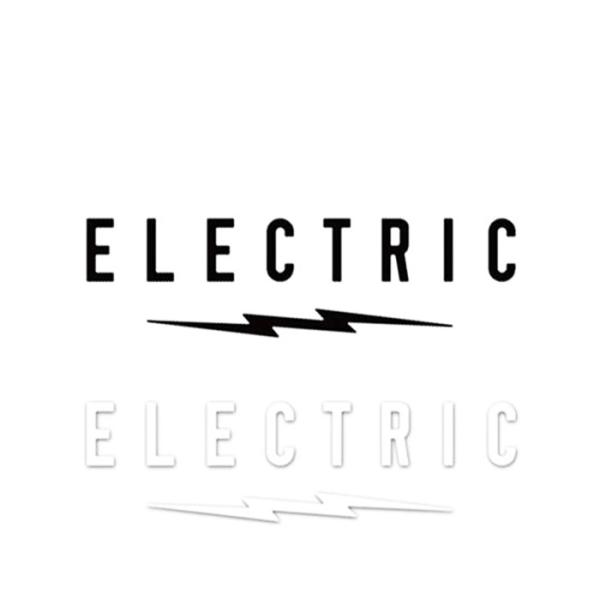 ネコポス発送 エレクトリック ステッカー ELECTRIC UNDERVOLT CUTING STICKER XLサイズ アンダーボルト カッティング シール 釣り スノーボード 2024 日本正規品