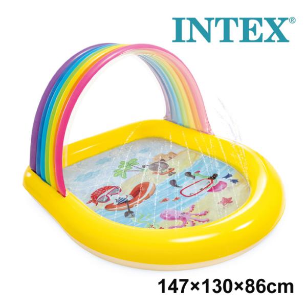 インテックス INTEX レインボーアーチスプレープール U-57156 ビニールプール 家庭用プール