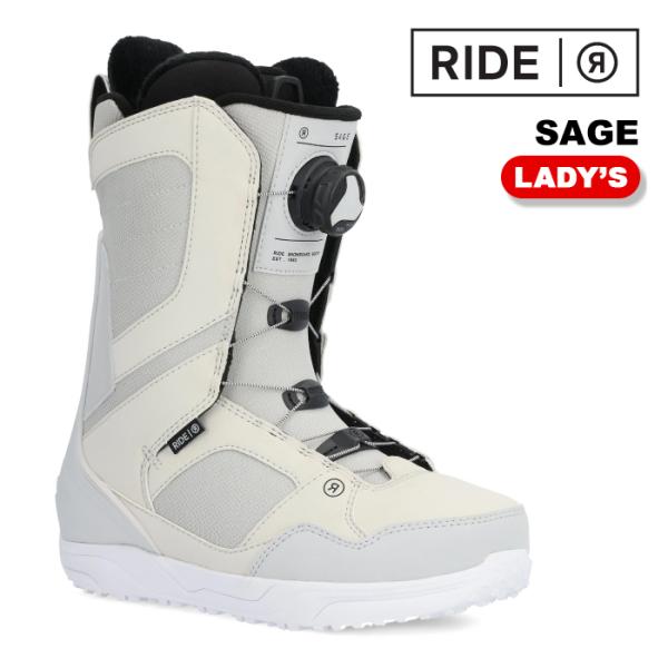 RIDE sage 25.0　スノーボードブーツ RIDE（ライド） 日本正規品 スノーボード ブーツ RIDE SAGE Grey