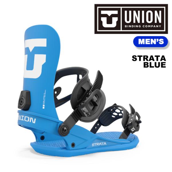 UNION STRATA BINDING Lサイズ 2024製 スノボー UNION BINDING スノーボード ビンディング ユニオン UNION STRATA Blue