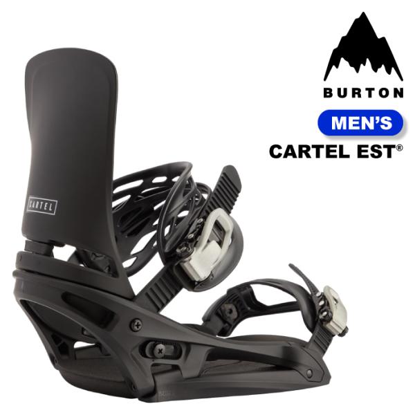 日本正規品 スノーボード ビンディング バートン BURTON MEN'S CARTEL EST Black カーテル イーエスティ バインディング メンズ 25-26
