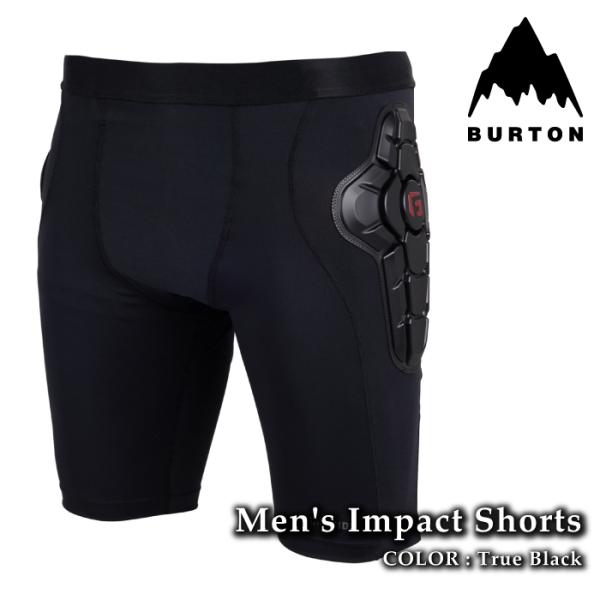 日本正規品 スノーボード プロテクター バートン BURTON IMPACT SHORTS True Black インパクト ショーツ メンズ 25-26