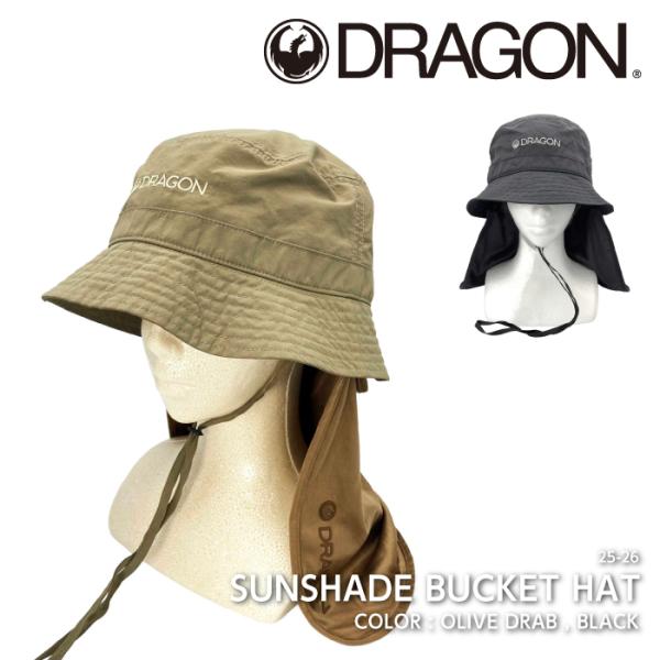 日本正規品 スノーボード スキー 帽子 ドラゴン DRAGON SUNSHADE BUCKET HAT サンシェード バケット ハット メンズ レディース 25-26