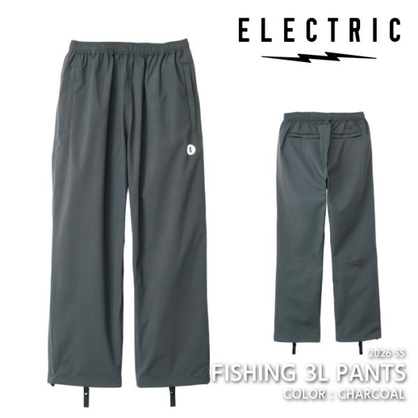 日本正規品 フィッシング パンツ エレクトリック ELECTRIC FISHING 3L PANTS Charcoal E26SP01 釣り 2026SS