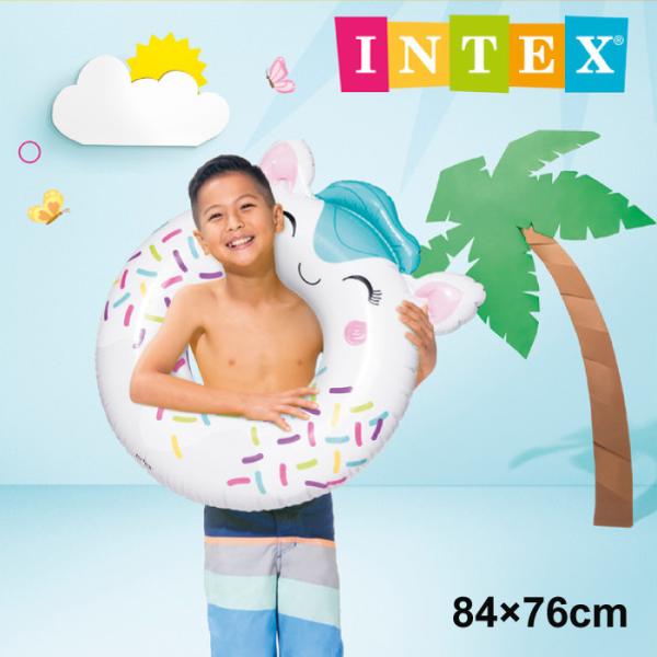 ネコポス発送 浮き輪 フロート インテックス INTEX キュートアニマルチューブ U-59266 海 プール