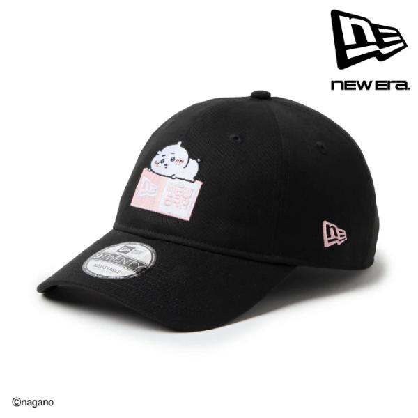 日本正規品 ニューエラ NEW ERA 9TWENTY ちいかわ / ボックスロゴ ちいかわ ブラック 14864518 キャップ 帽子
