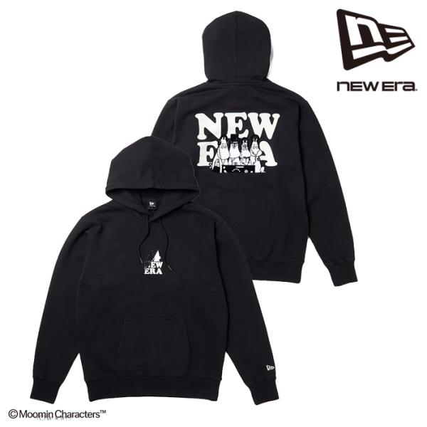 日本正規品 パーカー ニューエラ NEW ERA 裏毛 スウェット プルオーバーフーディー Moomin Music ブラック 15154963