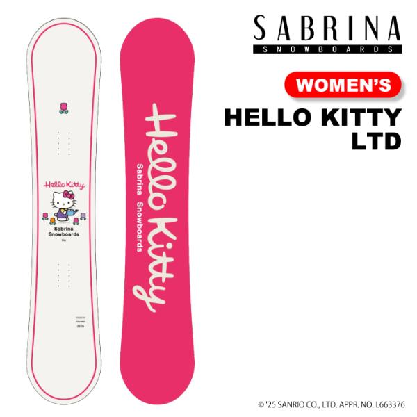 SABRINA（サブリナ） 日本正規品 スノーボード 板 SABRINA HELLO KITTY