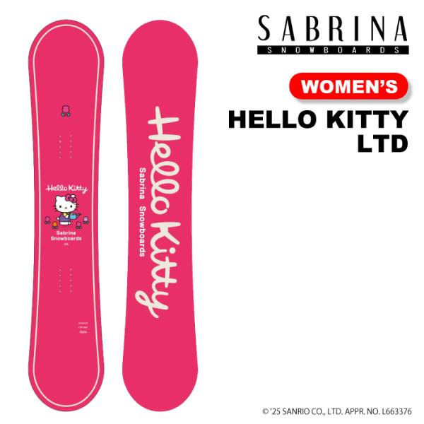 SABRINA（サブリナ） 日本正規品 スノーボード 板 SABRINA HELLO KITTY