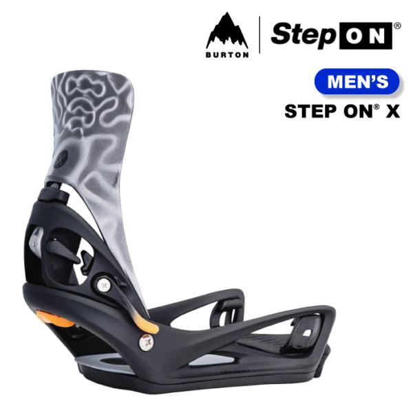 日本正規品 スノーボード ビンディング バートン BURTON MENS STEP ON X Re:Flex Black ステップオン エックス バインディング メンズ 26-27