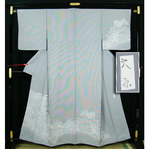 小紋 紋意匠 手染め 椿 正絹 反物