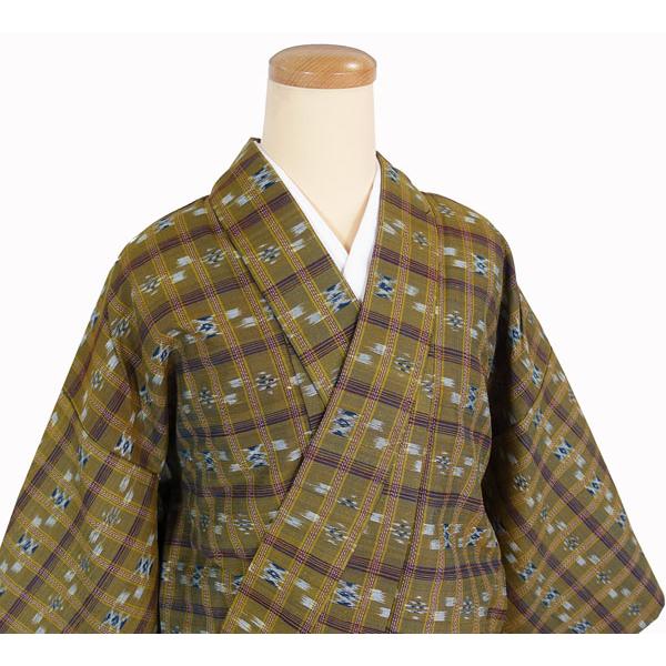 正絹　単衣　紬　格子織　撫子色　やまと謹製 撫子色の無地単衣紬着物｜夢吉きもの