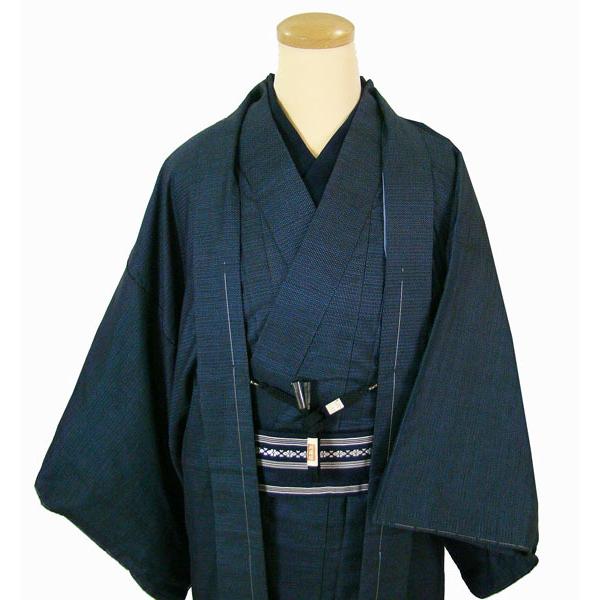 男物 大島紬アンサンブル 未使用 適応身長172cm前後位 博多献上 