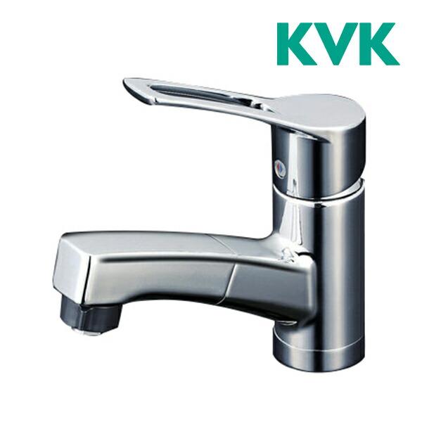 他サイト： 《在庫あり》◆15時迄出荷OK！∠KVK【KM8001TF】洗面用シングルレバー式シャワー付混合栓 シャワー引き出し式 ブレードホース・クイックファスナー式の商品画像
