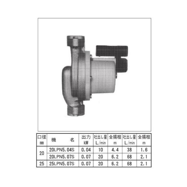 ○エバラ/荏原【20LPN5.04S】キャンドラインポンプ LPN型 出力40W 口径 