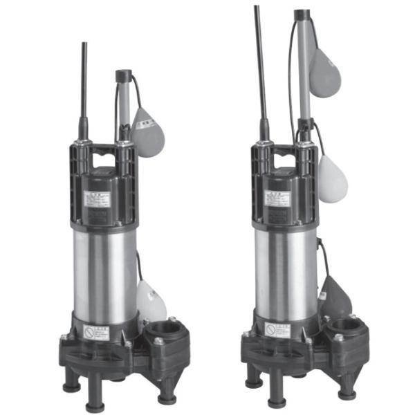 エバラ排水ポンプ 50DWVJ ② エバラ 50DWV5.75B DWV型樹脂製汚水・汚物用水中ポンプ(非自動形