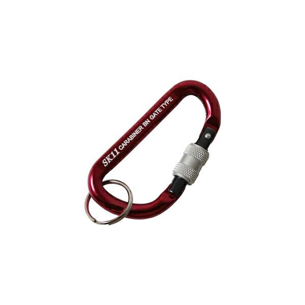 他サイト： ∀藤原産業 【SAC-660BNレッド】SK11 ロックカラビナ BN (4977292116084)の商品画像