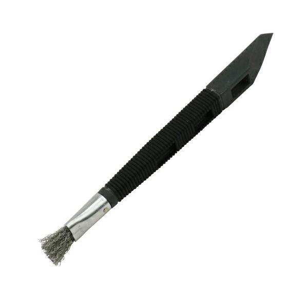 ∀藤原産業 【SK11 S付ハンドブラシ ハケ型 ステンレス】S付ハンドブラシ (4977292147682)