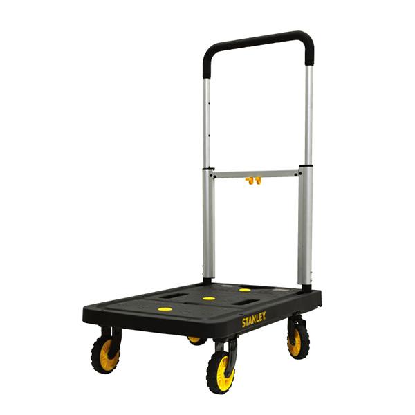 ●⇔STANLEY/スタンレー 【SXWT-PC517B】プラットフォームトラック 後輪自在タイプ 折りたたみ式台車 積載量約120kg