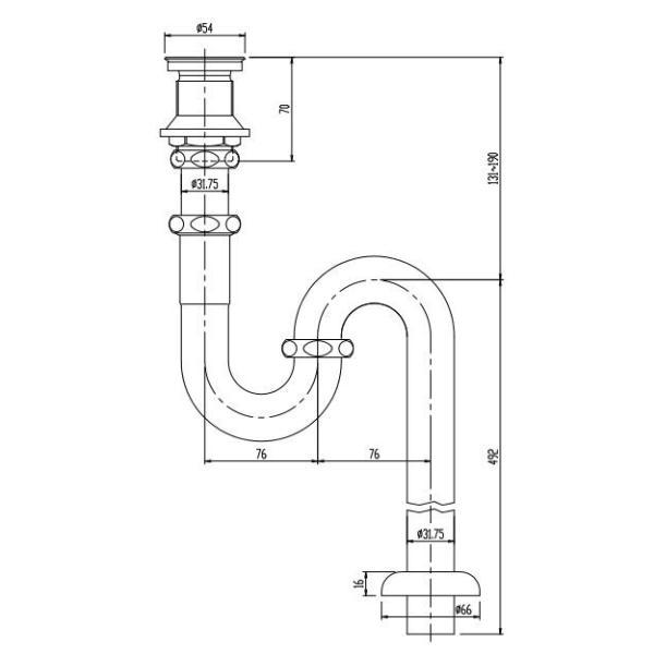 INAX/LIXIL r(Ăьa32mm)yLF-105SA-HzrSgbv I[o[t[ȂpkIEl