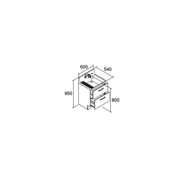 INAX/LIXIL sAyAR3FH-605SYNznCO[h ʉϑ{ tXCh^Cv n VOo[V[ Ԍ600mmkHJl