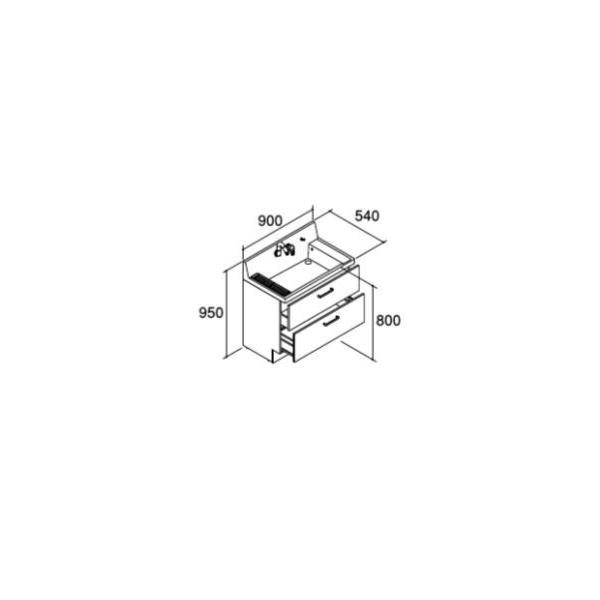 INAX/LIXIL sAyAR3FH-905SYznCO[h ʉϑ{ tXCh^Cv ʒn VOo[V[ Ԍ900mmkHJl