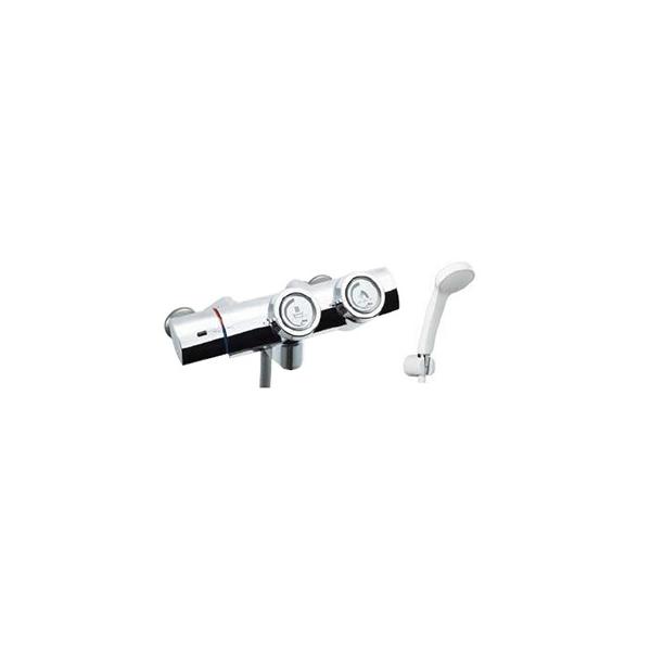 シャワーバス水栓 LIXIL INAX BF-HW156型　シャワーセット　新品 INAX INAX/LIXIL BF-HW156TSG プッシュ式 サーモスタット付