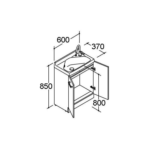 ��INAX/LIXIL ���ʉ��ϑ� ���t���yFRVN-605YR-PM�z�����E�^�C�v ���J���[�F�~�h���O���[�h �󒍐��Y�kGI�l