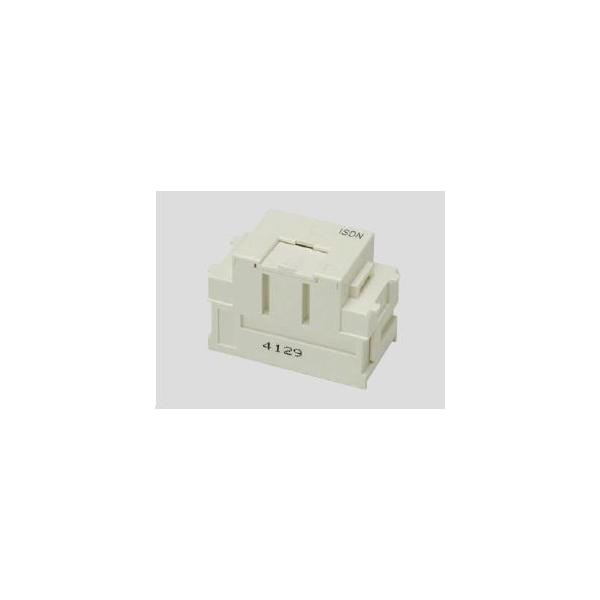 β神保電器 配線器具【JEC-BN-WUK8 PW】ピュアホワイト J・WIDEシリーズ ISDN用 埋込モジュラージャック 8極8心用