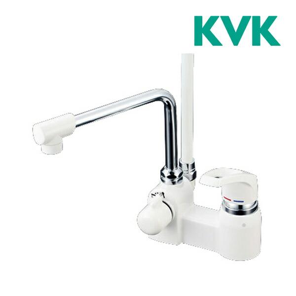 Kvk デッキ形シングルレバー式シャワー Kf6004 水栓金具 価格比較 価格 Com