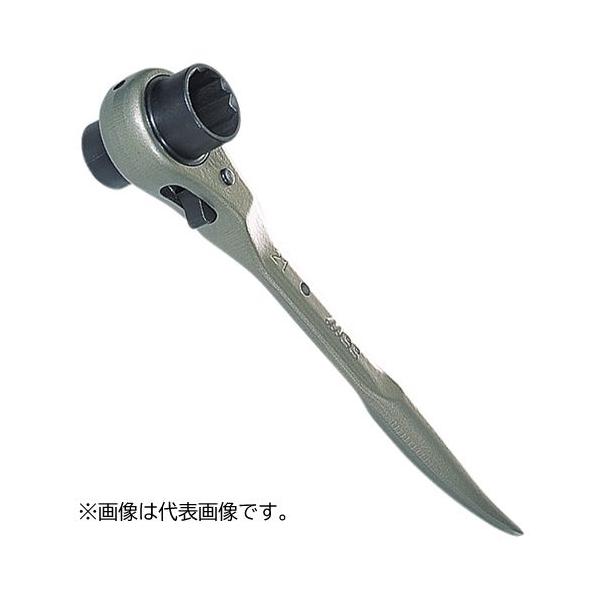 ∀松坂鉄工所/MCC 【RS-1721】短シノラチェットレンチ (RS) 17×21 ショートタイプ (4989065106482)