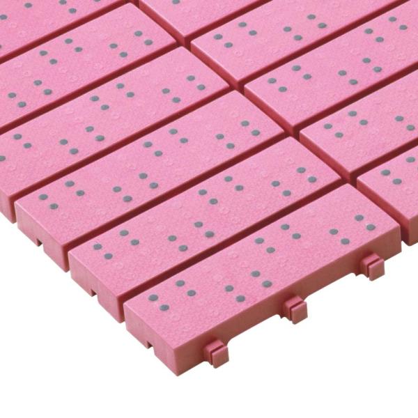 △○u.ミヅシマ工業【430-0230】セフティースクエア ピンク 300X300