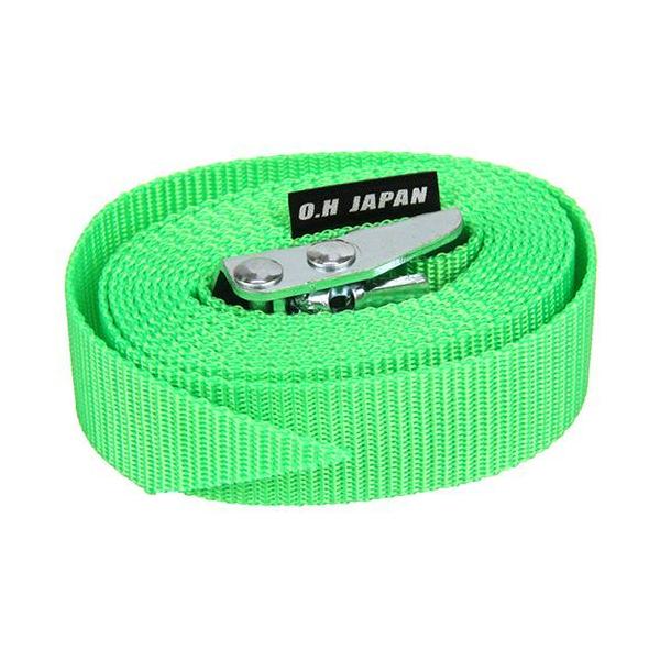 ∀オーエッチ工業 【JLB-G】蛍光グリーン 荷締ベルト ネオン ∀オーエッチ工業 【JLB-G】蛍光グリーン 荷締ベルト ネオン