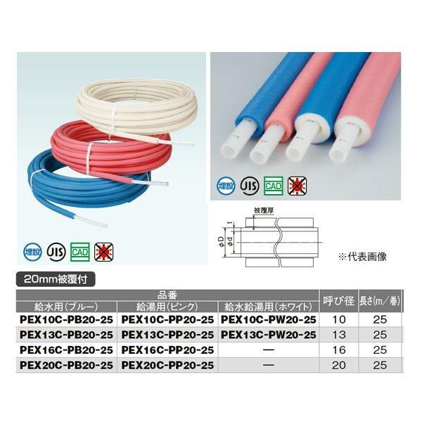 △オンダ製作所【PEX20C-PP20-25】架橋ポリエチレン管 被覆