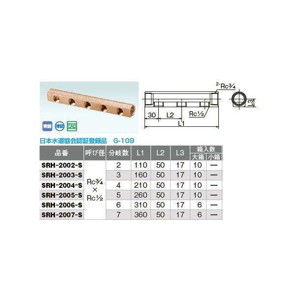 �I���_���쏊�ySRH-2002-S�zSRH�^ �w�b�_�[ IN Rc3/4×OUT Rc1/2 ����2�kIE�l