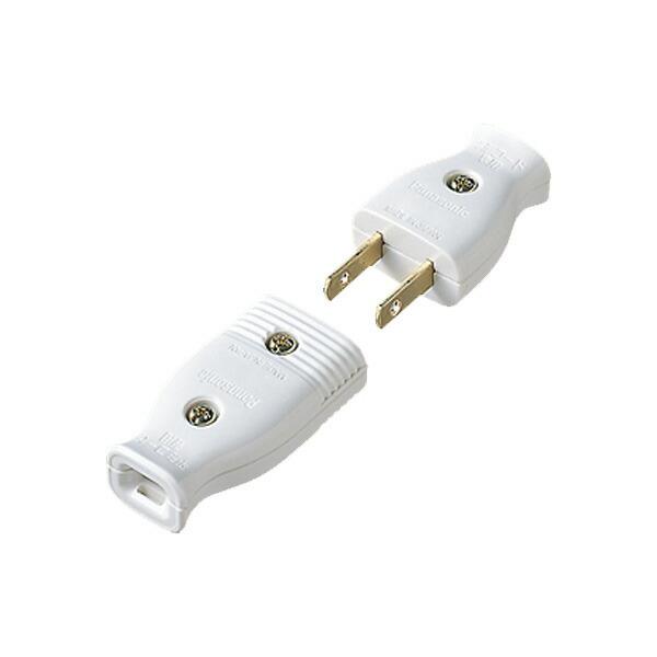 他サイト： パナソニック 配線器具【WH4515】ベター小型コードコネクタ 平形コード用 15A 125V ホワイトの商品画像