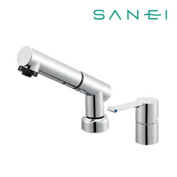 SANEI シングルスプレー混合栓(洗髪用) K37510JVZ-13 (水栓金具) 価格 